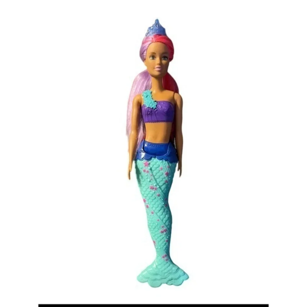 Barbie Dreamtopia Mermaid Doll, 12-inch, Pink and Purple Hair